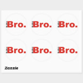 MA VIE EST DE BRO STICKERS (Feuille)