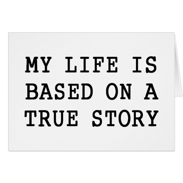 Ma vie est vraie (Devant horizontal)