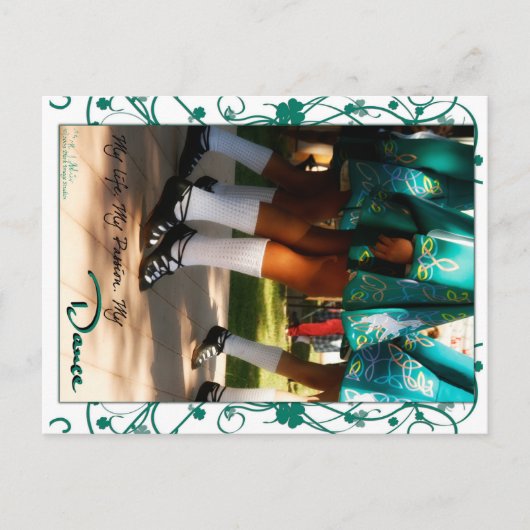 Ma vie, ma passion, ma carte postale de danse (Devant)