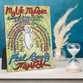 Ma vie, mon choix Plaque de peinture d'ange blanc (Côté)