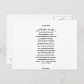 MA VOTE À VOUS CARTE POSTALE (Devant / Derrière)