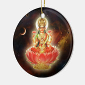 Maa Maha Lakshmi Devi Laxmi Goddess of Wealth Keramisch Ornament (Links)