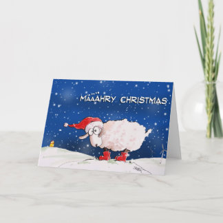 Määähry Christmas Feestdagen Kaart