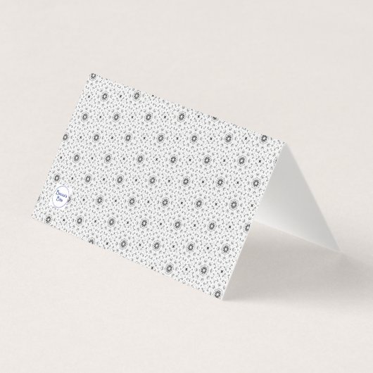 Maacah001 B&W Doodle abstrait (Back)