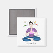 maag. ademen magneet (Voorkant / Achterkant)