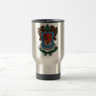 Maag van de wapens Michoacan Officiële Mexico Sym Reisbeker