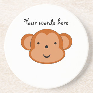 Maagaapje Zandsteen Onderzetter