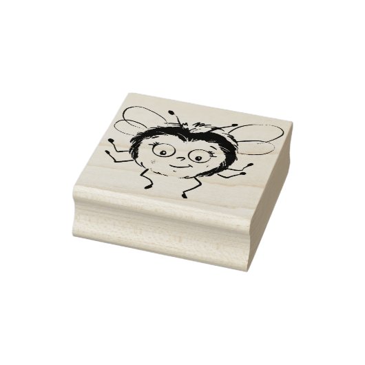 Maagbare bijen 	rubberstempel (Stempel)