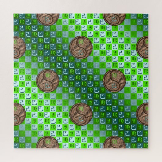 Maagd & Aard Slang Legpuzzel (Verticaal)