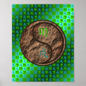 Maagd & Aarde Hond Poster (Voorkant)