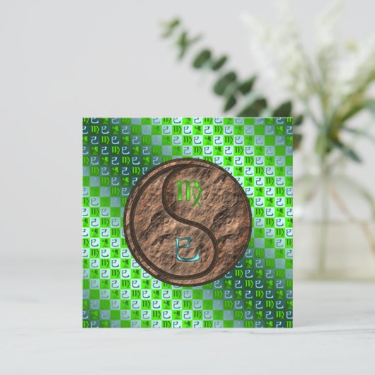 Maagd & Aarde Slang Kaart (Staand voorkant)