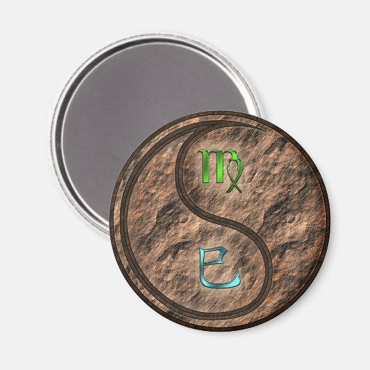 Maagd & Aardslang Magneet (Voorkant / Achterkant)