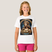 Maagd astrologie Zodiak teken T-shirt (Voorkant volledig)