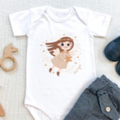 Maagd Baby: "Maagd's pure hemelse elegantie" Romper