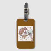 Maagd bagagelabel (Voorkant (verticaal))