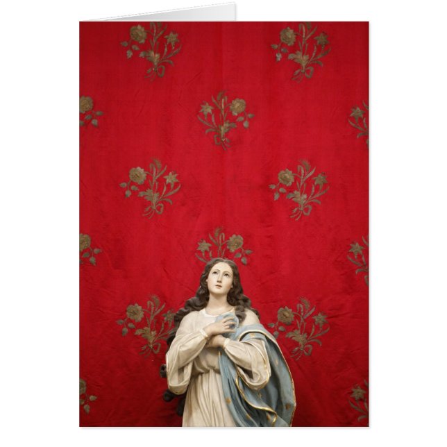 Maagd beeld in een Spaccanapoli-kerk, Napels (Voorkant)