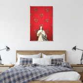 Maagd beeld in een Spaccanapoli-kerk, Napels Canvas Afdruk (Insitu (Slaapkamer))