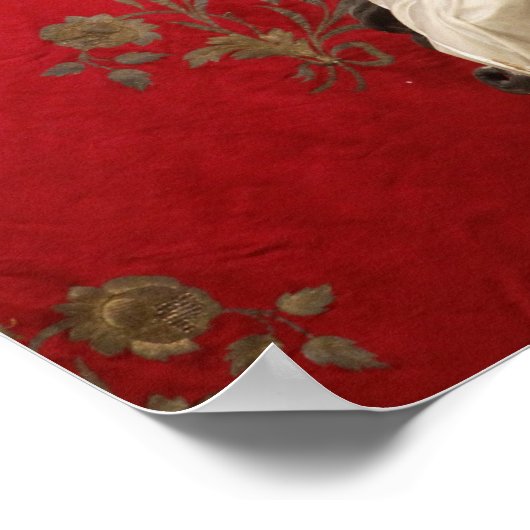 Maagd beeld in een Spaccanapoli-kerk, Napels Poster (Hoek)