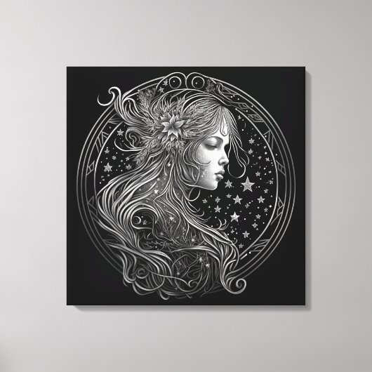 Maagd Canvas Kunst (Voorkant)