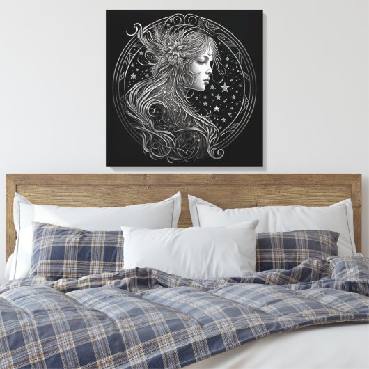 Maagd Canvas Kunst (Insitu (Slaapkamer))