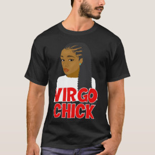 Maagd Chick Afro-Amerikaans Meisje Met Vlechten Zo T-shirt