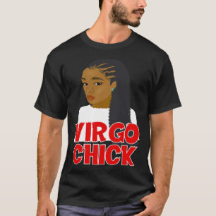 Maagd Chick Afro-Amerikaans Meisje Met Vlechten Zo T-shirt