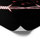 Maagd Constellatie Gotische Dark Celestial Art Poster (Hoek)