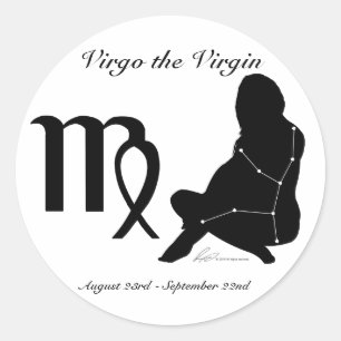 Maagd Constellatie/Zodiac Stickers