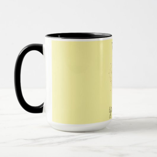 Maagd Constellation Art in minimalistische stijl Mok (Links)