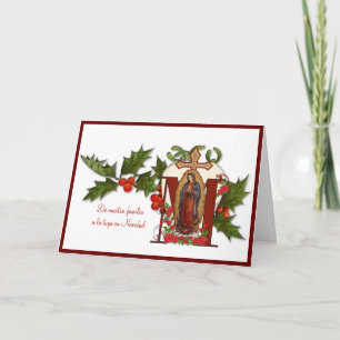 Maagd de Guadalupe Kerstmis Latijn Kaart