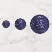 Maagd de Maagd Zodiac Design Table Confetti (Achterkanten)