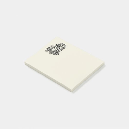 Maagd De Maagd Zodiac Gouden Post-it® Notes (Schuin)