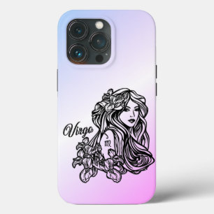 Maagd De Maagd Zodiac Paars iPhone 13 Pro Hoesje