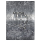 Maagd dierentuin in Grunge Distress Style Klembord (Achterkant)