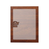 Maagd dierentuin in Mahogany-stijl Notitieblok (Gedraaid)