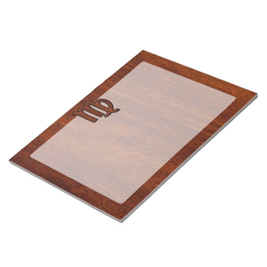 Maagd dierentuin in Mahogany-stijl Notitieblok (Schuin)