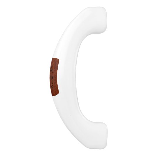 Maagd dierentuin in Rich Mahogany Wood Style Keramische Kastgreep (Zijkant)