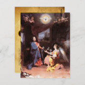 MAAGD EN AANKONDIGING ENGEL Details Briefkaart (Voorkant / Achterkant)