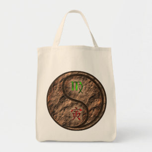 Maagd en aarde tijger tote bag