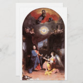 MAAGD EN ANNUNCIATION ANGEL, WIT BRIEFPAPIER (Voorkant / Achterkant)