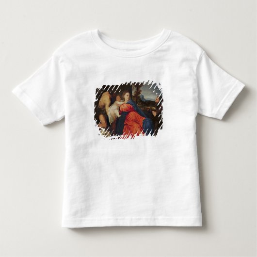 Maagd en Baby Kinder Shirts (Voorkant)