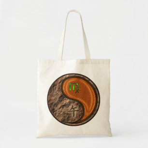 Maagd en houten paard tote bag