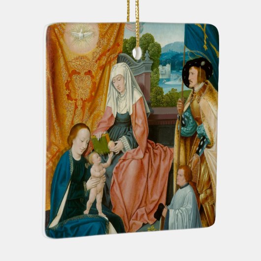 Maagd en kind - Barthel Bruyn de Ouderen Keramisch Ornament (Rechts)