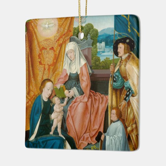 Maagd en kind - Barthel Bruyn de Ouderen Keramisch Ornament (Links)