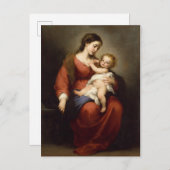 Maagd en kind briefkaart (Voorkant / Achterkant)