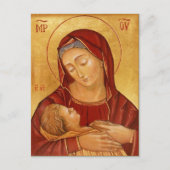 maagd en kind briefkaart (Voorkant)