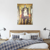 Maagd en kind canvas afdruk (Insitu (Slaapkamer))