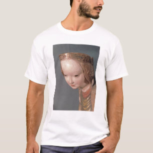Maagd en kind, details van het hoofd van de Maagd T-shirt
