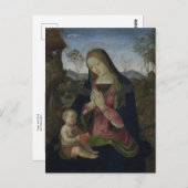 Maagd en kind door Pinturicchio Briefkaart (Voorkant / Achterkant)