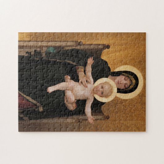 Maagd en kind legpuzzel (Horizontaal)